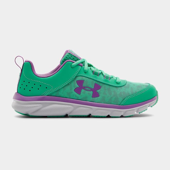 Under Armour Assert 8 - Chlapcenske Bezecke Topanky - Zelene/Siva